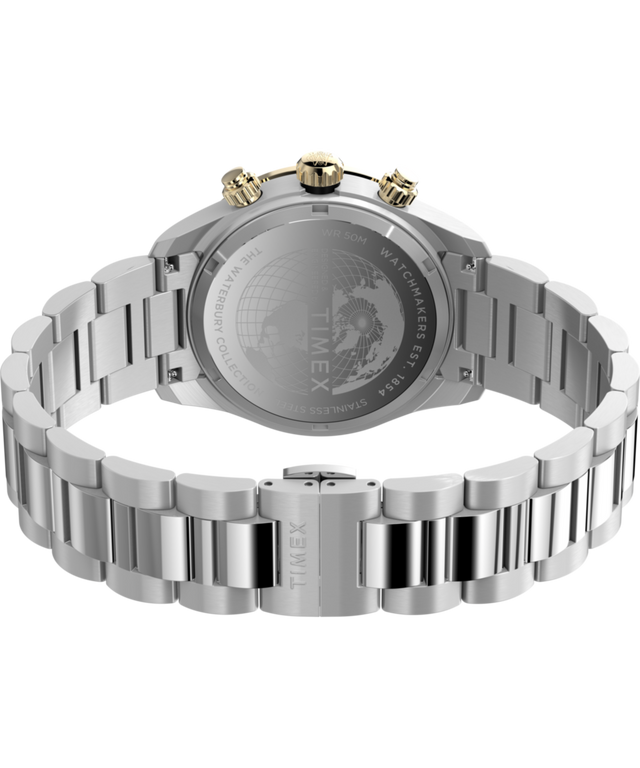 Waterbury Heritage Chronograph 39mm Stainless Steel Bracelet Watch