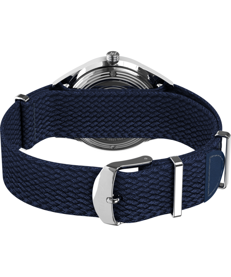 TW2Y24500 Marlin® Jet Automatic 38mm Fabric Strap Watch Caseback with Attachment Image