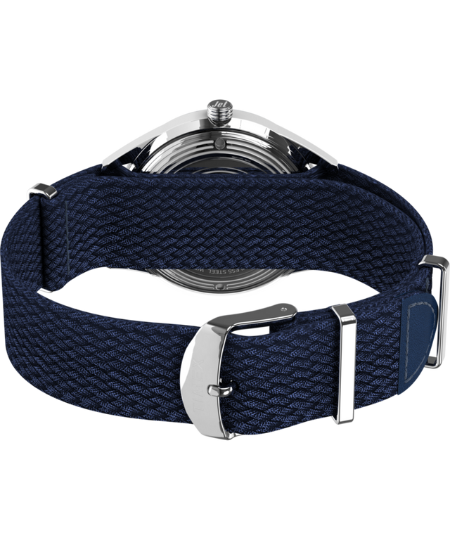 TW2Y24500 Marlin® Jet Automatic 38mm Fabric Strap Watch Caseback with Attachment Image