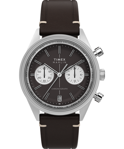 TW2Y24700 Marlin® Jet Quartz Chronograph 40mm Leather Strap Watch Primary Image