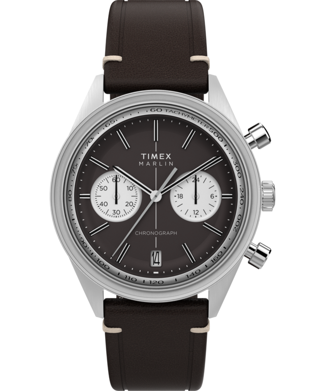 TW2Y24700 Marlin® Jet Quartz Chronograph 40mm Leather Strap Watch Primary Image