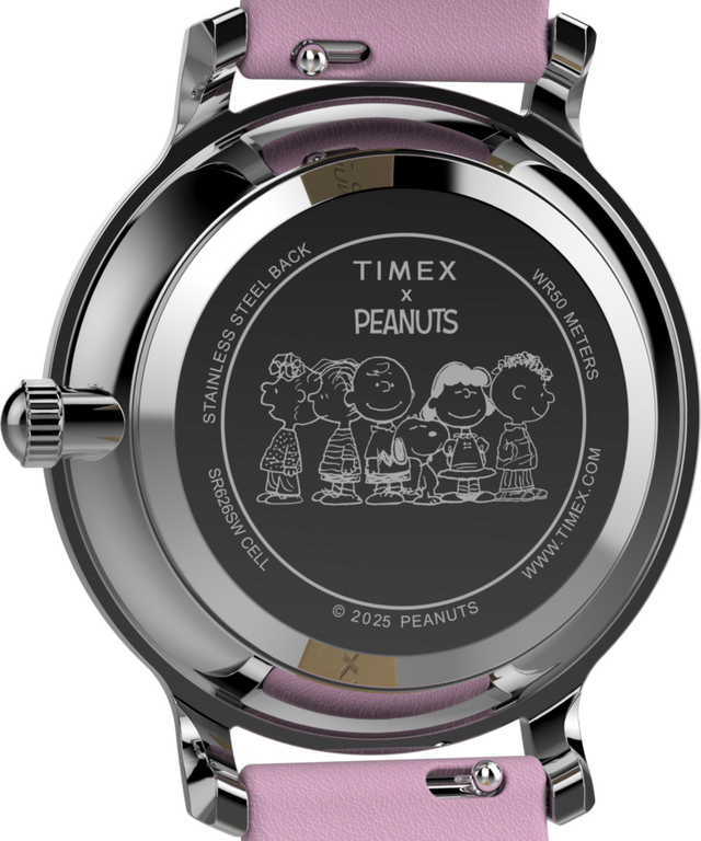 梅田スヌーピー　SUNNY PEANUTS MA-strap long 2点 Peanuts® x Timex Transcend Snoopy Hug 31mm Leather Strap Watch