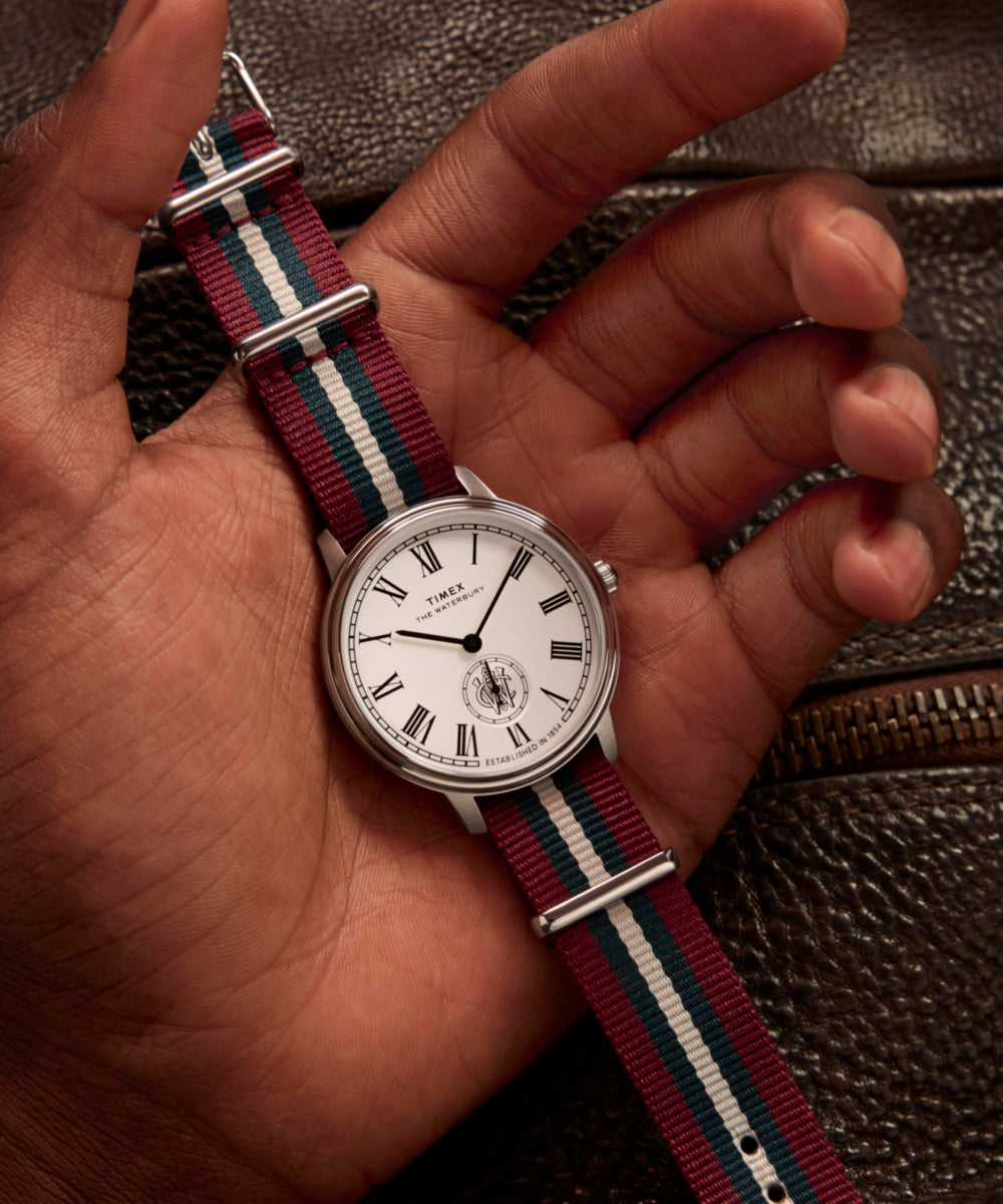 Waterbury Metropolitan Sub-Second 39mm Fabric Strap Watch