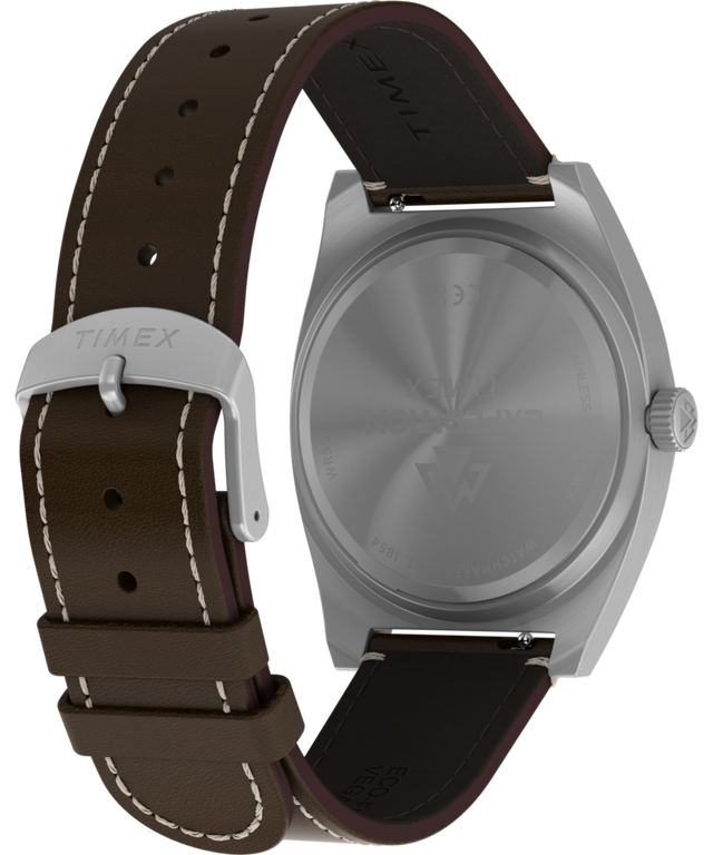 Expedition® Capstone 39mm Eco-Friendly Leather Strap Watch
