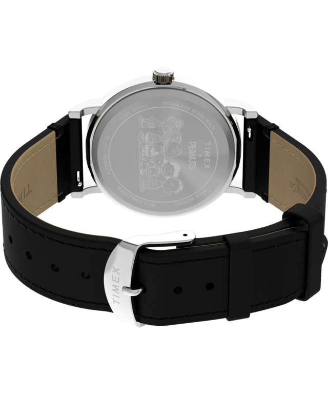 Peanuts® x Timex Weekender Snoopy Dancing 38mm Leather Strap Watch Peanuts® x Timex Weekender Snoopy Dancing 38mm Leather Strap Watch