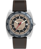 TW2Y31300 Q Timex® 1972 World Time 39mm Leather Strap Watch Primary Image