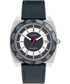 TW2Y31400 Q Timex® 1972 World Time 39mm Leather Strap Watch Primary Image