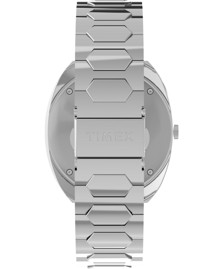 TW2Y33100 Q Timex® 1972 Time Machine Reissue 39mm Stainless Steel Bracelet Watch Strap Image