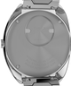 TW2Y33100 Q Timex® 1972 Time Machine Reissue 39mm Stainless Steel Bracelet Watch Caseback Image
