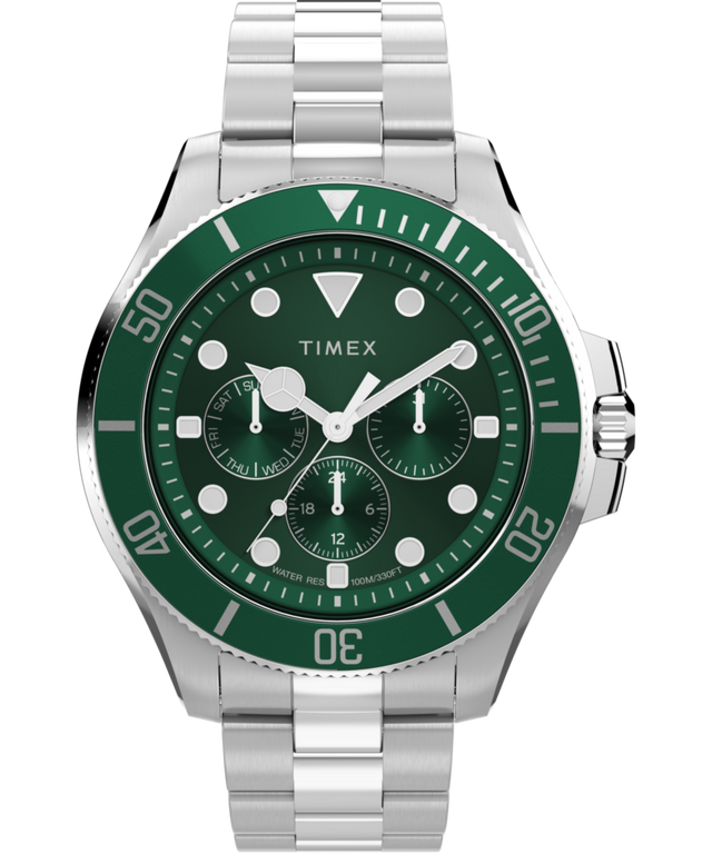 TW2Y33200 Harborside Coast Multifunction 43mm Stainless Steel Bracelet Watch Primary Image