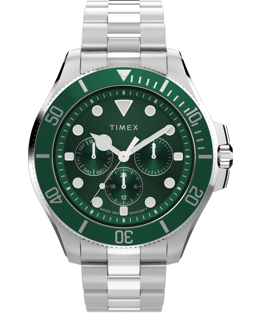 TW2Y33200 Harborside Coast Multifunction 43mm Stainless Steel Bracelet Watch Primary Image