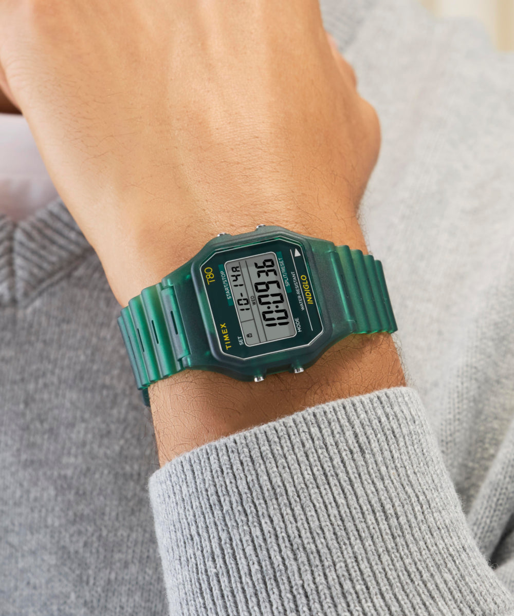 Timex T80 34mm Resin Strap Watch - TW2Y34100 | Timex EU