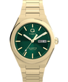 TW2Y35100 Q Timex® Continental Day and Date 39mm Stainless Steel Bracelet Watch Primary Image