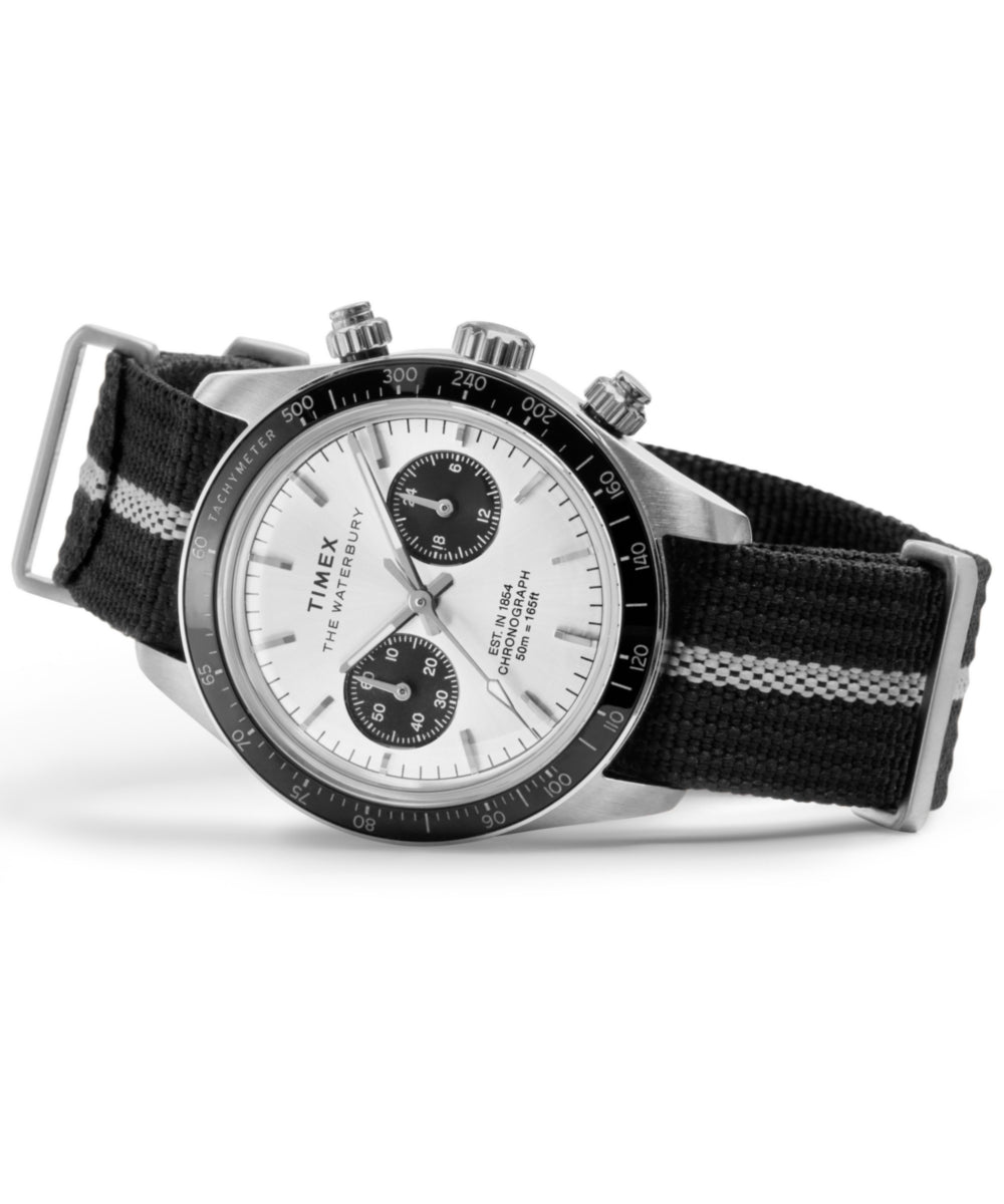 Waterbury Heritage Chronograph 39mm Fabric Strap Watch - TW2Y35500