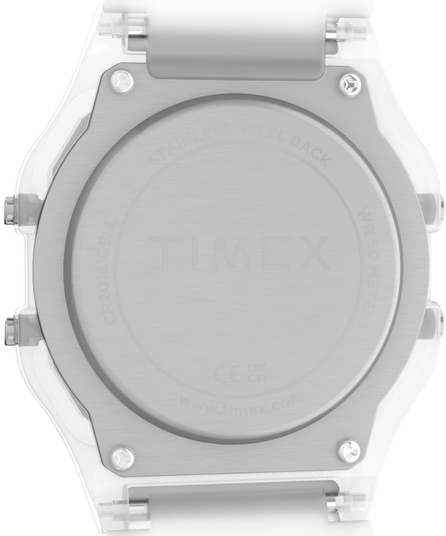 TW2Y36400 Timex T80 34mm Resin Strap Watch Caseback Image