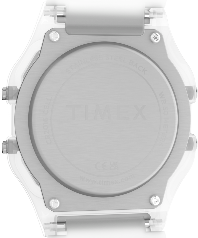 TW2Y36400 Timex T80 34mm Resin Strap Watch Caseback Image