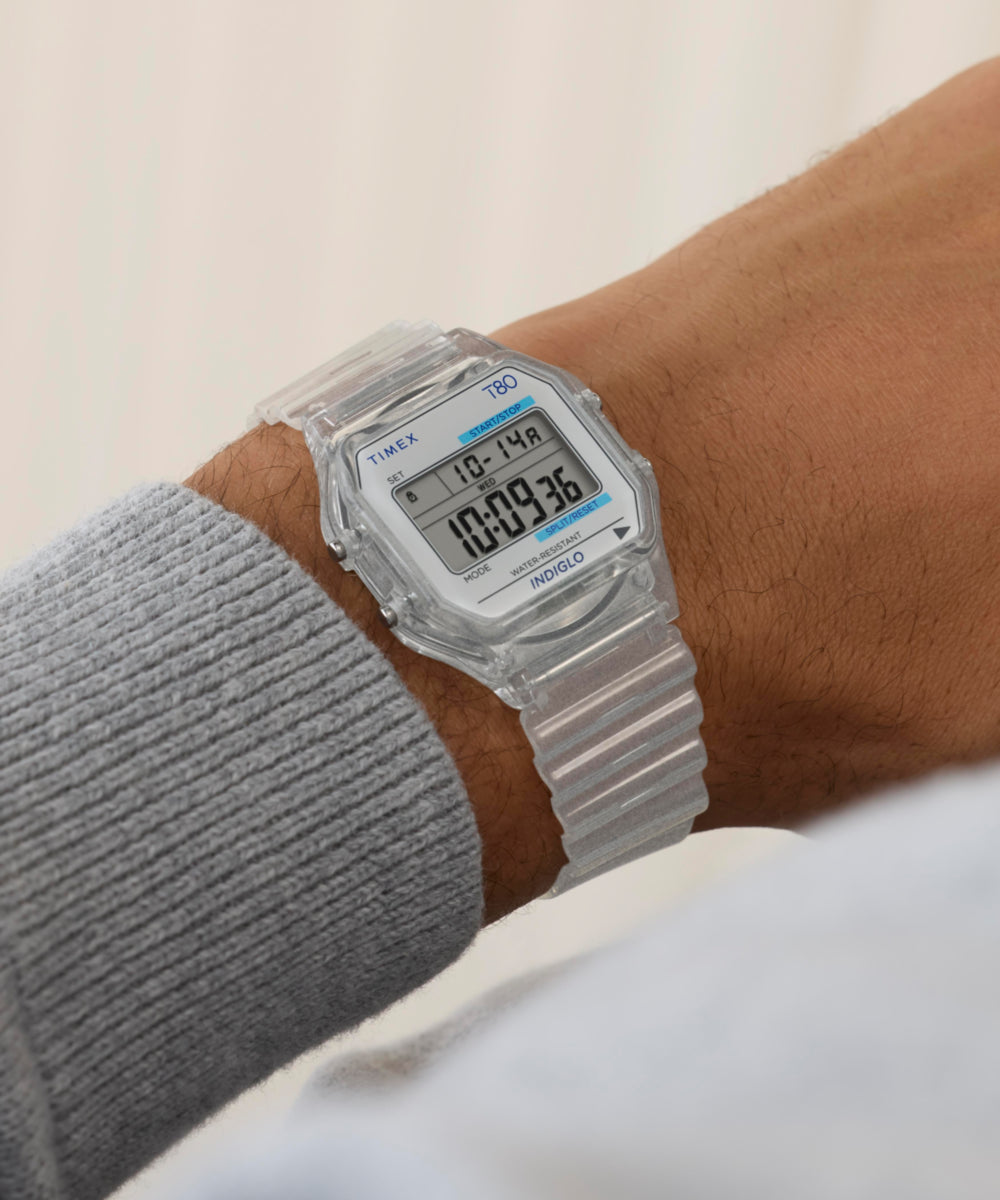 Timex T80 34mm Resin Strap Watch - TW2Y36400 | Timex EU