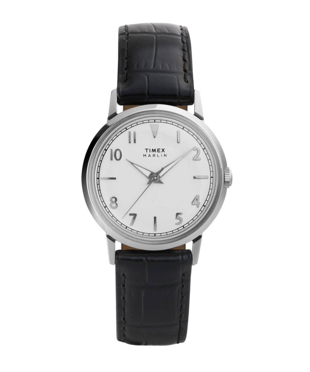 Marlin® Quartz 34mm Leather Strap Watch - TW2Y37600 | Timex EU