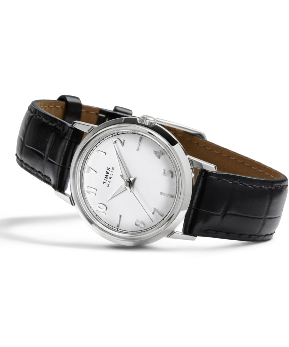 Marlin® Quartz 34mm Leather Strap Watch - TW2Y37600 | Timex EU