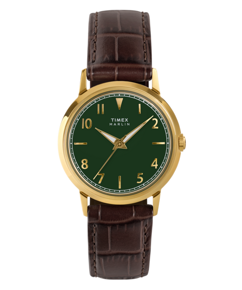 Marlin® Quartz 34mm Leather Strap Watch - TW2Y37800 | Timex EU
