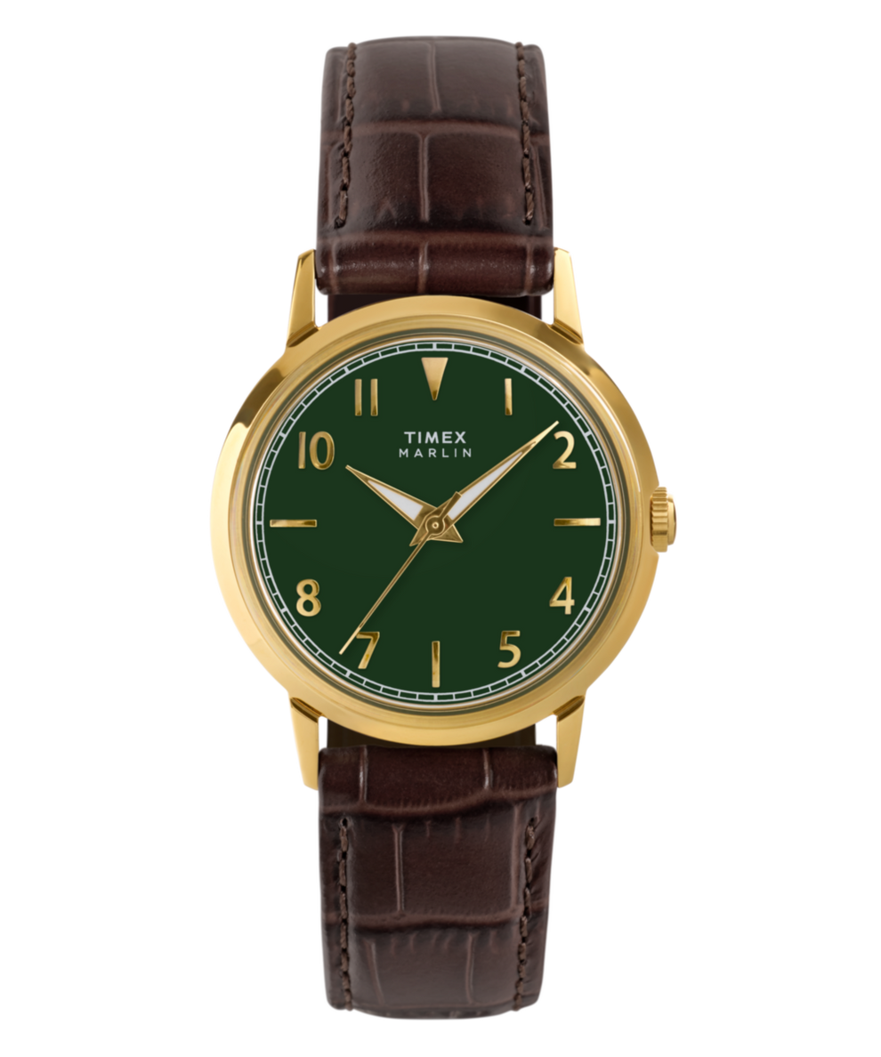 TW2Y37800 Marlin® Quartz 34mm Leather Strap Watch Primary Image