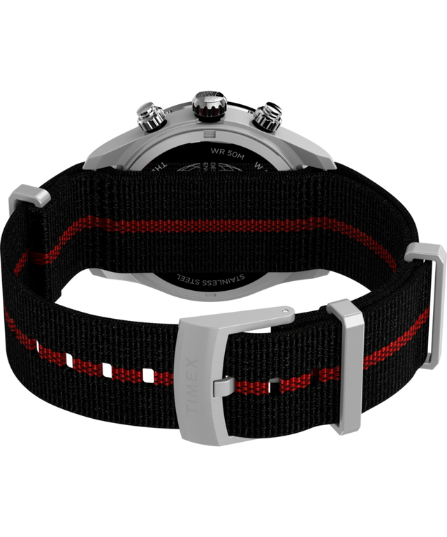 TW2Y38900 Waterbury Heritage Chronograph 39mm Fabric Strap Watch Caseback with Attachment Image