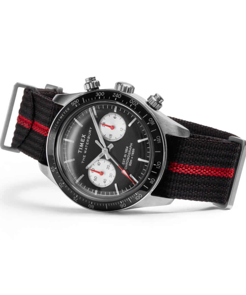Waterbury Heritage Chronograph 39mm Fabric Strap Watch - TW2Y38900