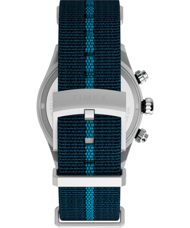 Waterbury Heritage Chronograph 39mm Fabric Strap Watch - TW2Y39000 Waterbury Heritage Chronograph 39mm Fabric Strap Watch - TW2Y39000