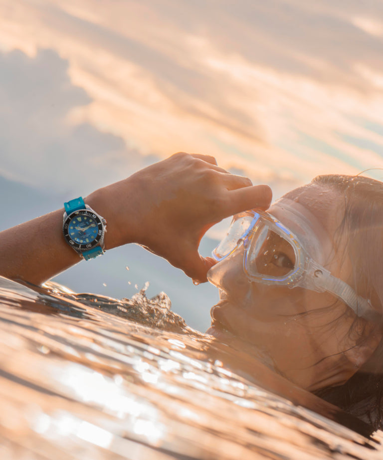 TW2Y40400 Deepwater Meridian 200 38mm HNBR Rubber Strap Watch Alt Lifestyle Image 7