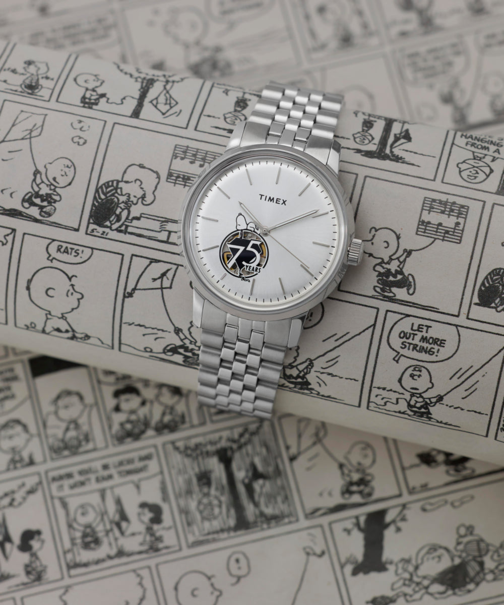 Peanuts® x Timex Marlin® Automatic 75th Anniversary 40mm Stainless