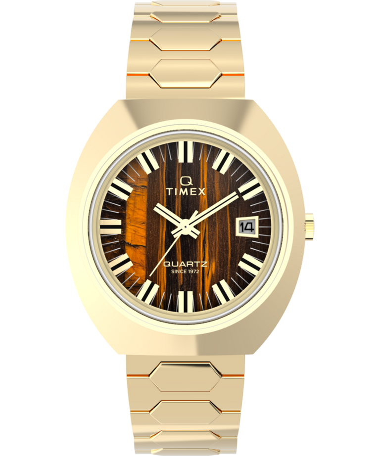 TW2Y45200 Q Timex® 1972 Time Machine Reissue 39mm Stainless Steel Bracelet Watch Primary Image