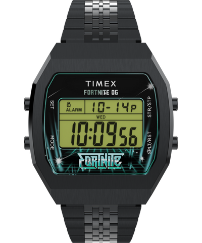 TW2Y46000 Timex x Fortnite T80 36mm Stainless Steel Bracelet Watch Primary Image