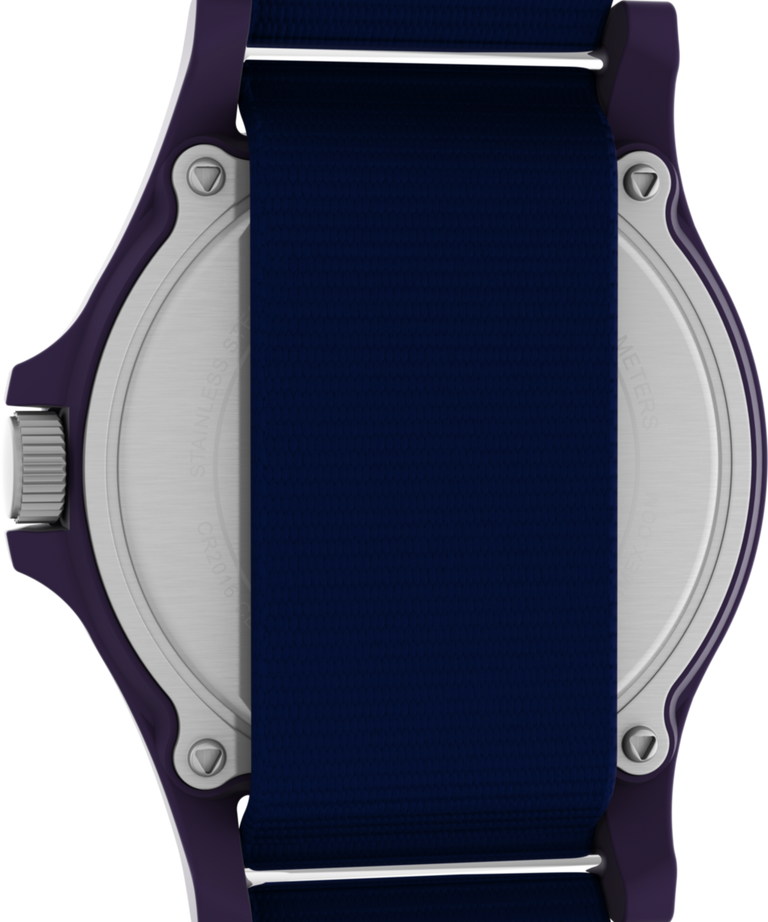 TW2Y46200 Timex x Fortnite Acadia 40mm Fabric Strap Watch Caseback Image