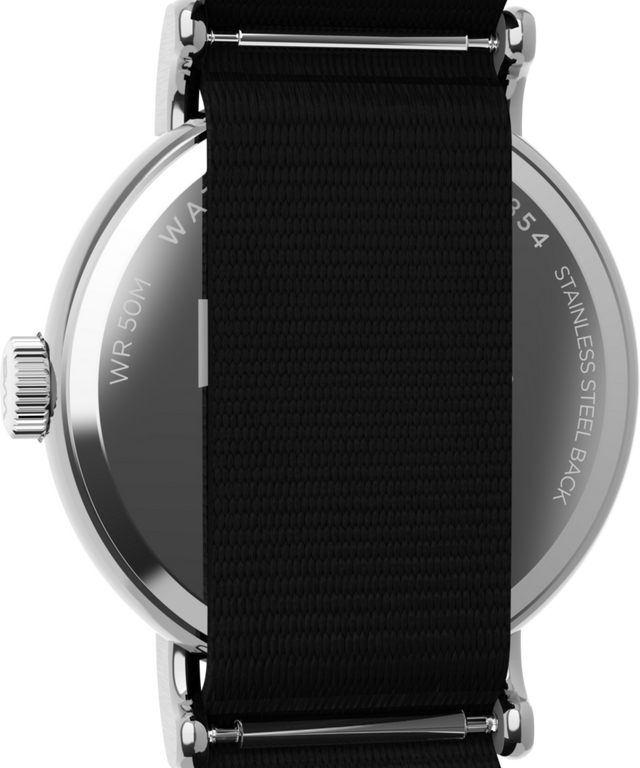 TW2Y46400 Timex x Fortnite Weekender 37mm Fabric Strap Watch Caseback Image