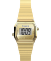 TW2Y46600 Teeny Tiny Timex Endorsed by Dimepiece 20mm Stainless Steel Expansion Band Watch with Perfect Fit Primary Image