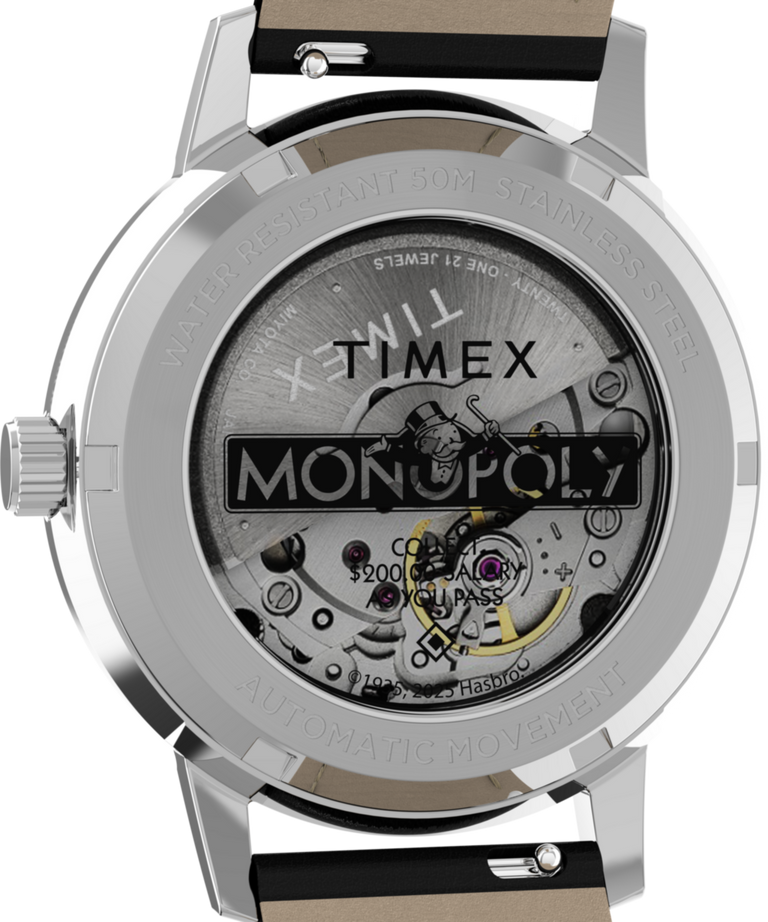 Monopoly x Timex Marlin® 38mm Leather Strap Watch - TW2Y46900