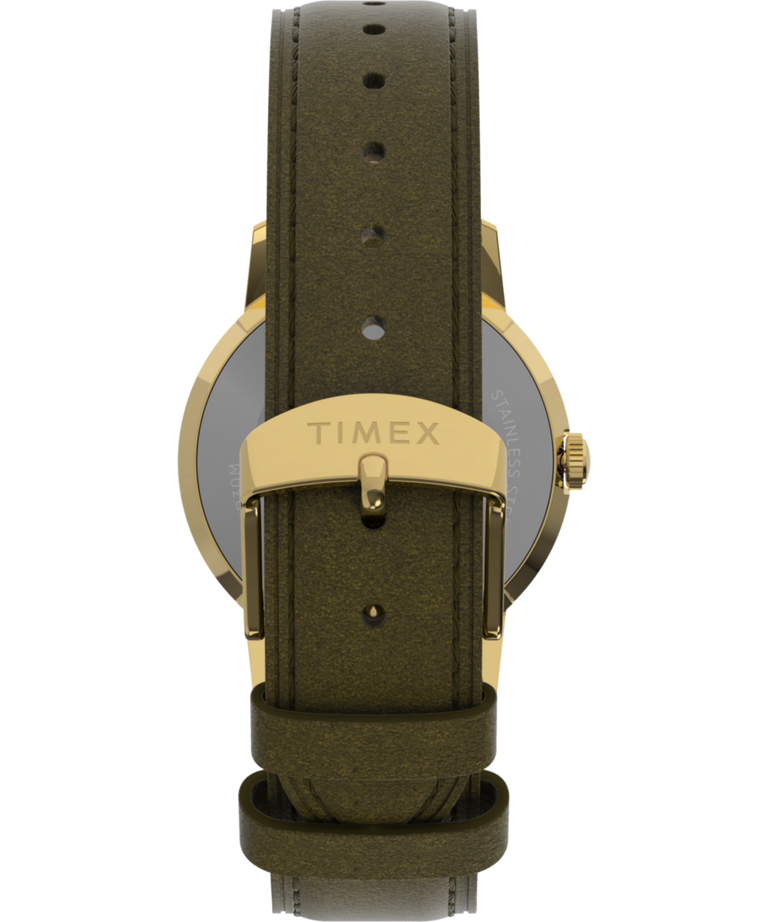 TW2Y51700 Todd Snyder x Timex 34mm Leather Strap Watch Strap Image