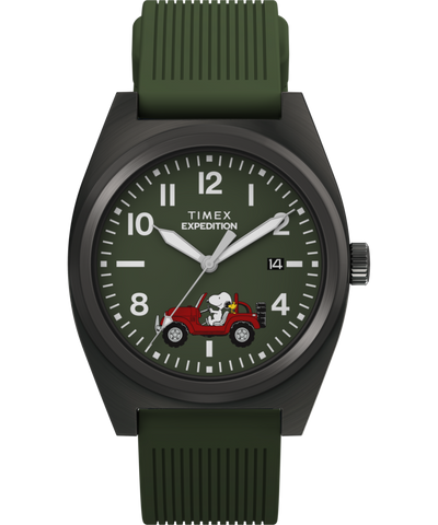 TW2Y52500 Peanuts® x Timex Expedition Snoopy Road Trip 39mm Silicone Strap Watch
 Primary Image