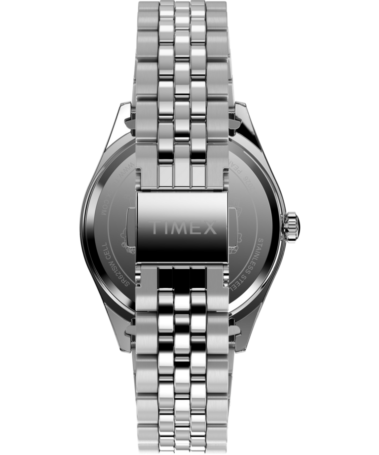 TW2Y52600 Peanuts® x Timex Legacy Snoopy with Flower Dial 36mm Stainless Steel Bracelet Watch   Strap Image