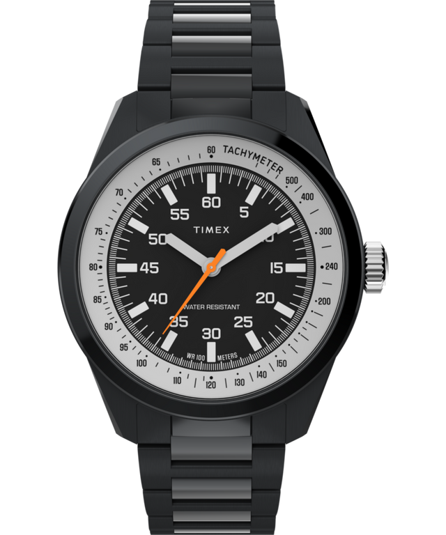 Huckberry x Timex 1979 Black Max 41mm Stainless Steel Bracelet Huckberry x Timex 1979 Black Max 41mm Stainless Steel Bracelet