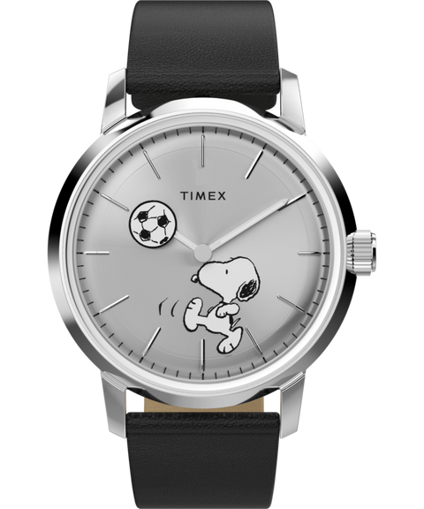 ウマゴ Peanuts® x Timex Marlin® Automatic Soccer 40mm Leather Strap Watch
