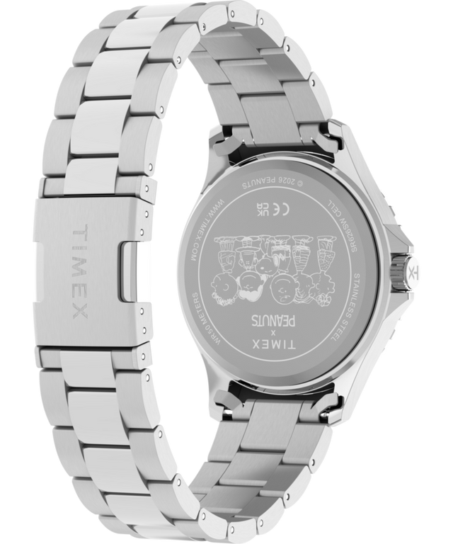 Peanuts® x Timex Navi Snoopy Soccer 41mm Stainless Steel Bracelet