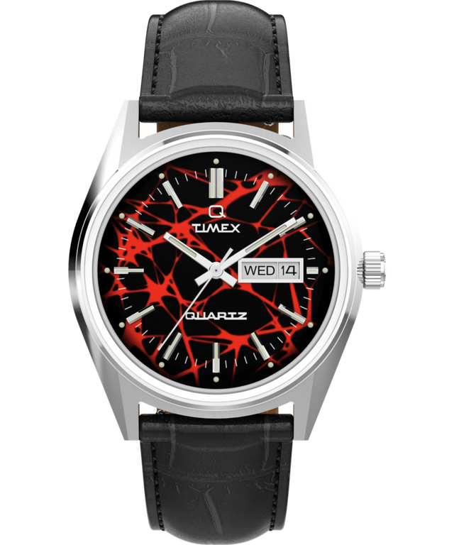 Q Timex Red Vega 1978 Reissue 38mm Leather Strap Watch - TW2Y55700