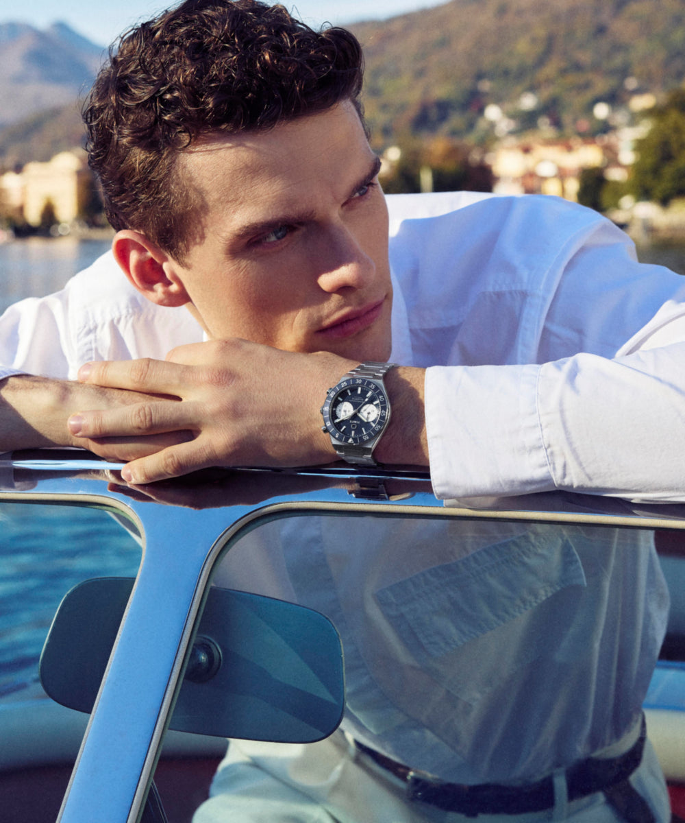 Q Timex Continental Chronograph 40mm Stainless Steel Bracelet