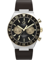 TW2Y56000 Q Timex Continental Chronograph 40mm Leather Strap Watch  Primary Image