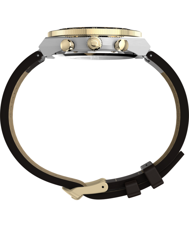 TW2Y56000 Q Timex Continental Chronograph 40mm Leather Strap Watch  Profile Image