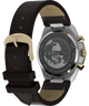 TW2Y56000 Q Timex Continental Chronograph 40mm Leather Strap Watch  Caseback with Attachment Image