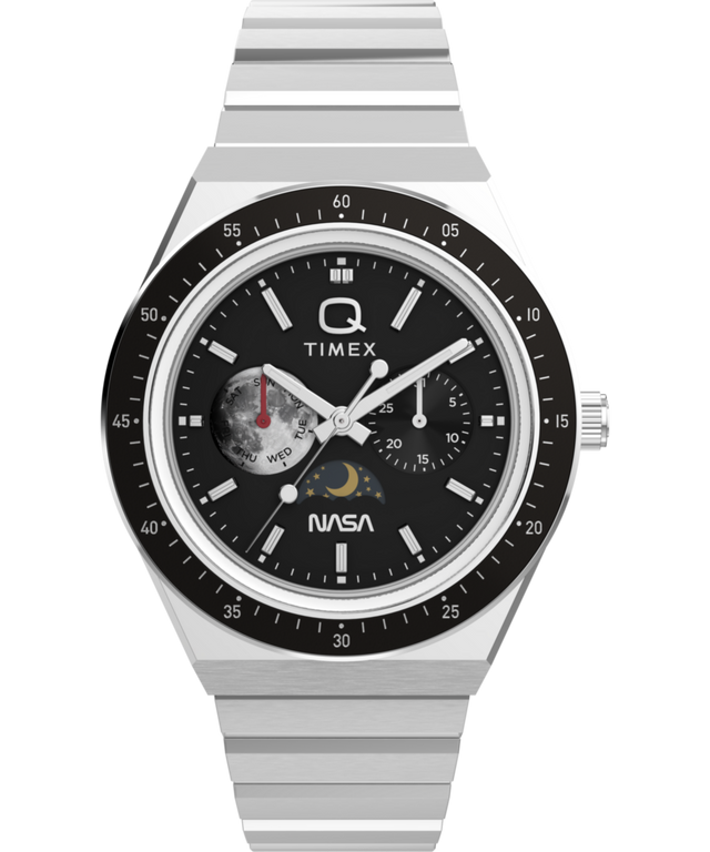 Q Timex NASA 40mm Stainless Steel Bracelet Watch - TW2Y56700