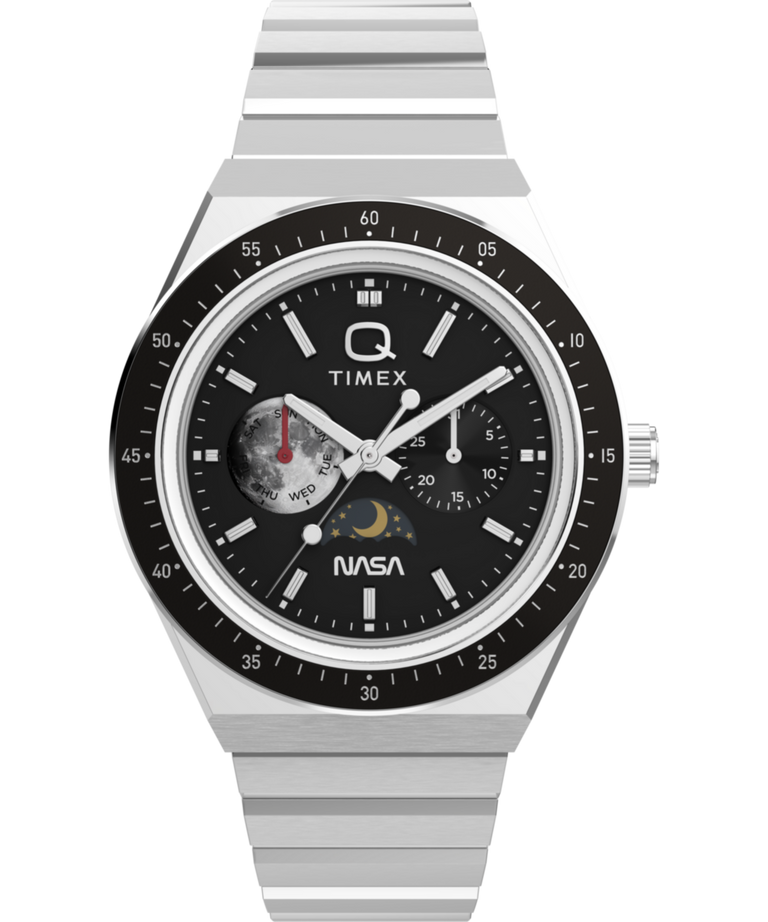 Q Timex NASA 40mm Stainless Steel Bracelet Watch - TW2Y56700