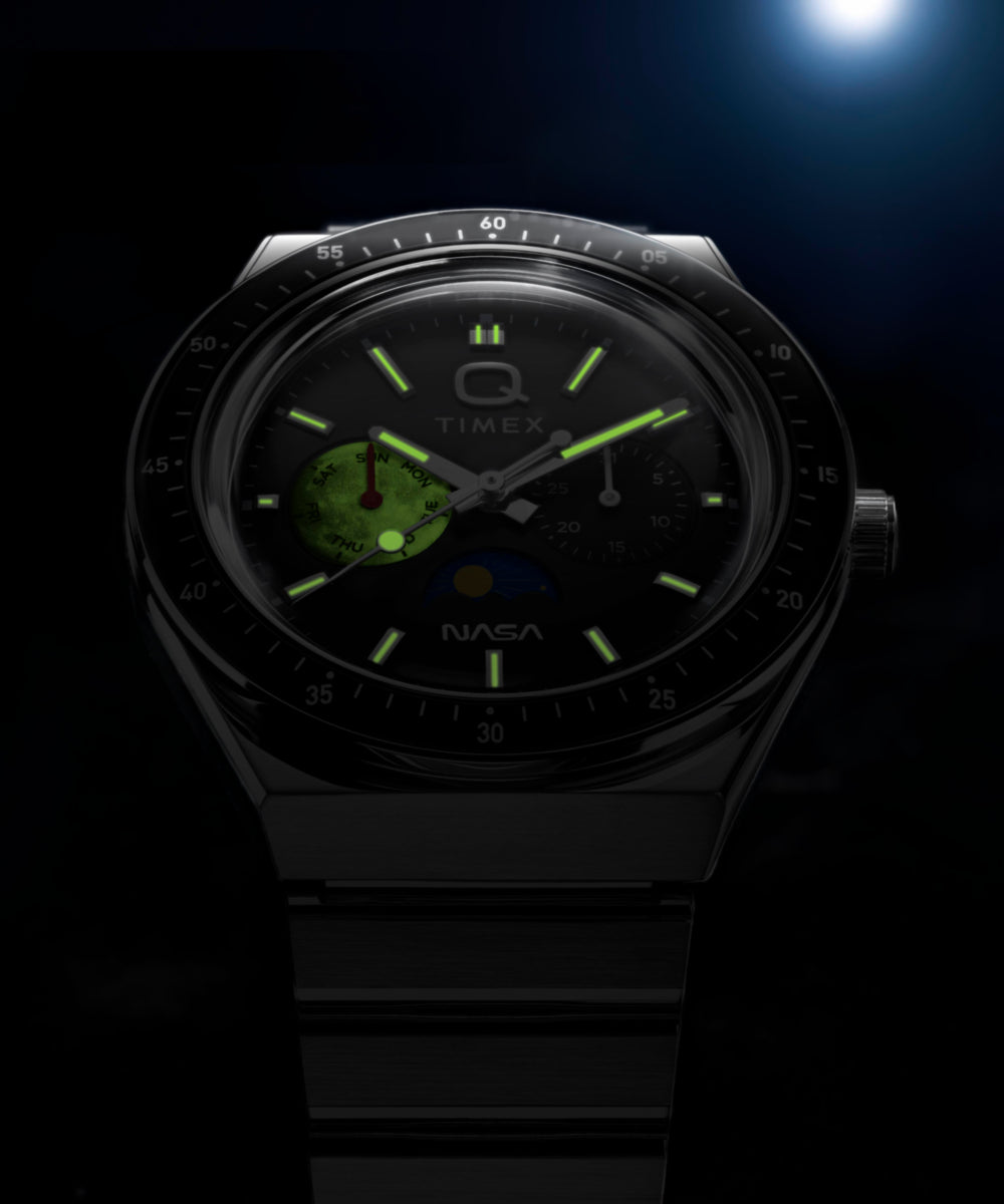 天理　A Q Timex NASA 40mm Leather Strap Watch - TW2Y56800 | Timex EU